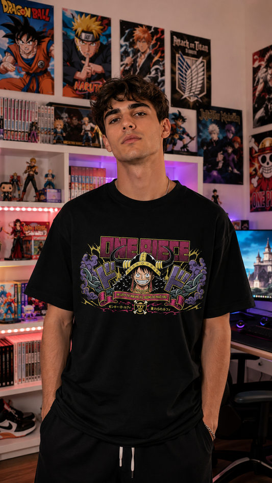 Camiseta Luffy y Loki