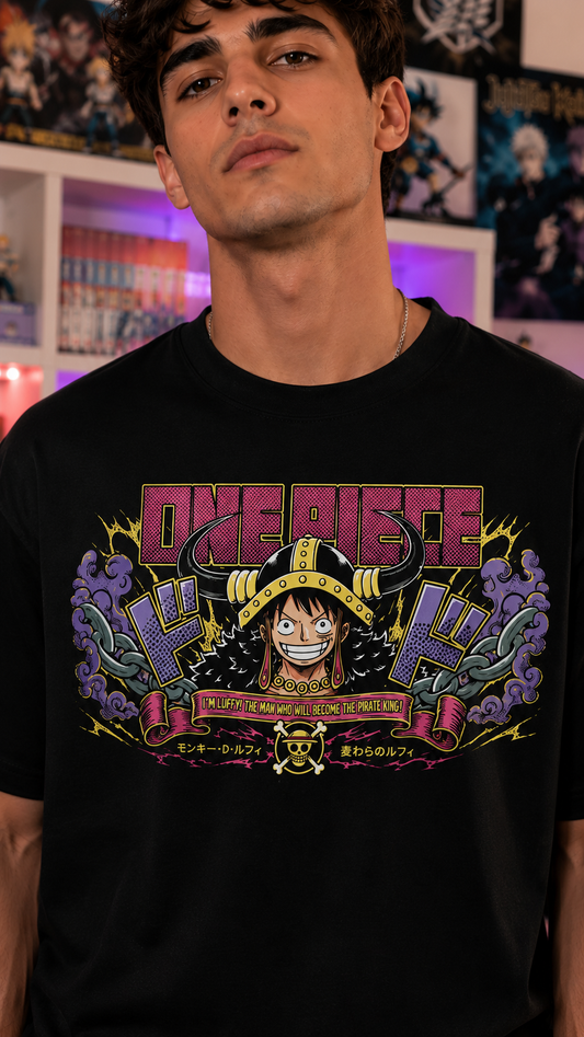 Camiseta Luffy y Loki