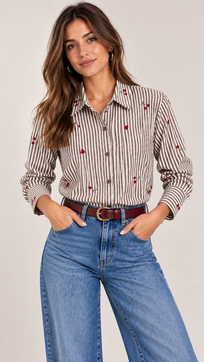 Camisa Cereza