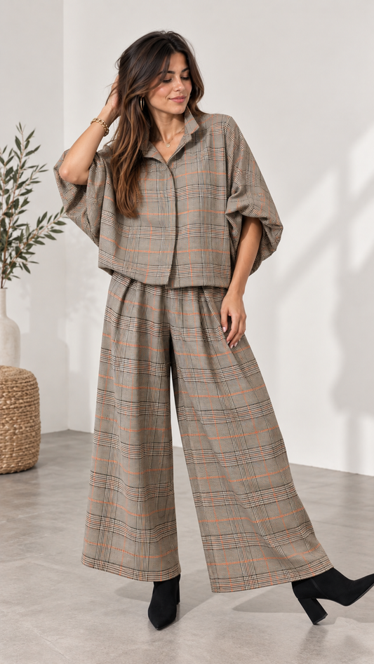 Conjunto de cuadros de Gales de mujer