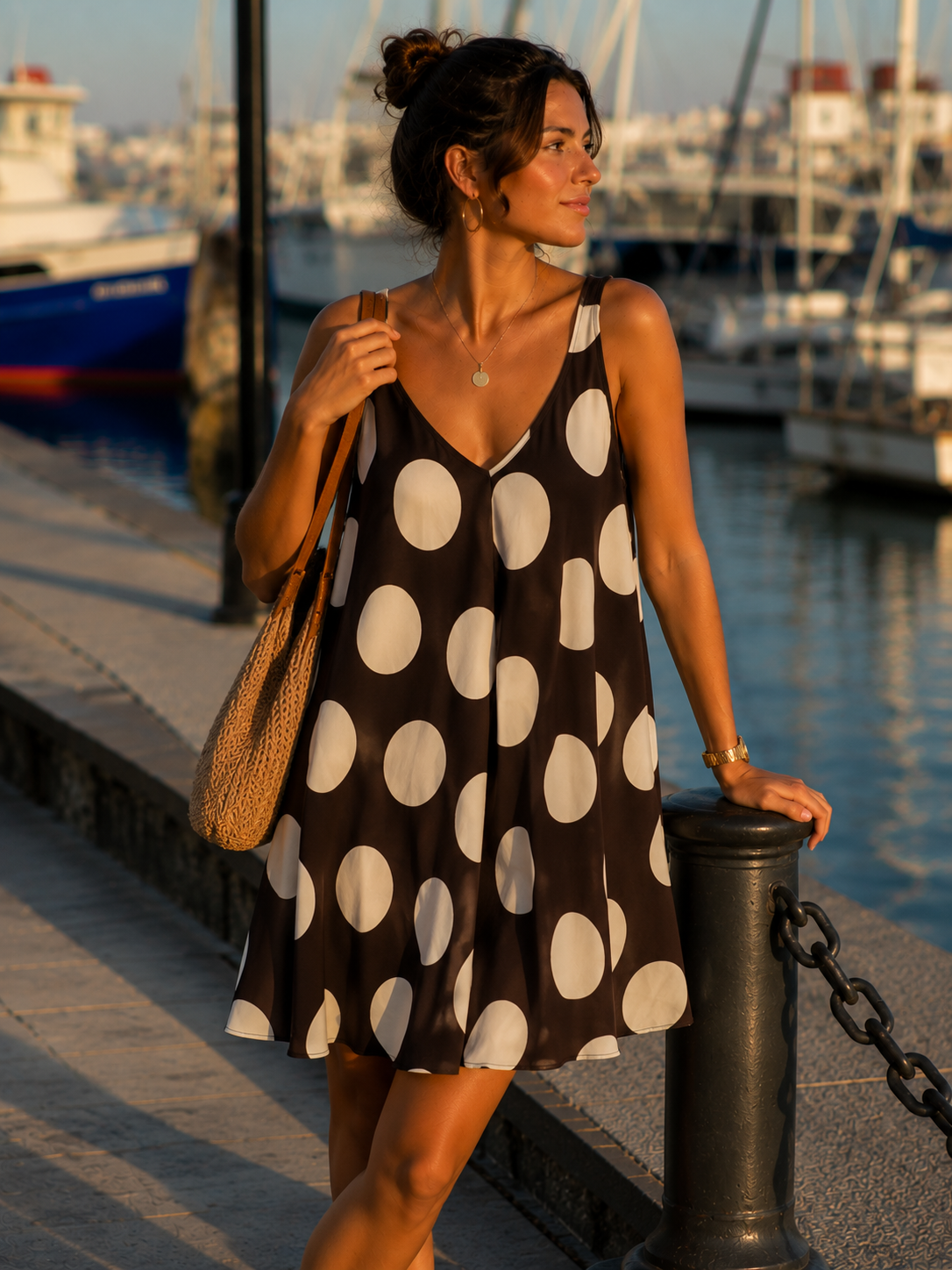 Vestido Carmen Lunares