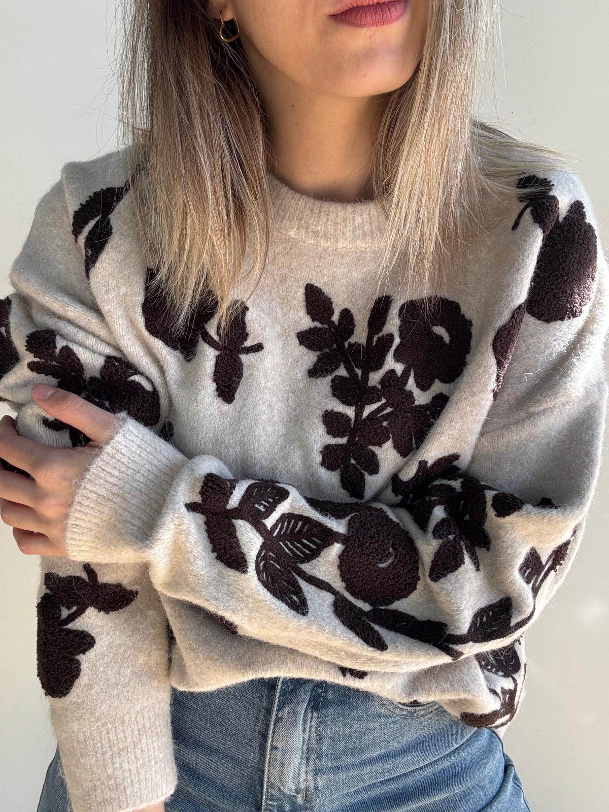 Suéter flores - Santana