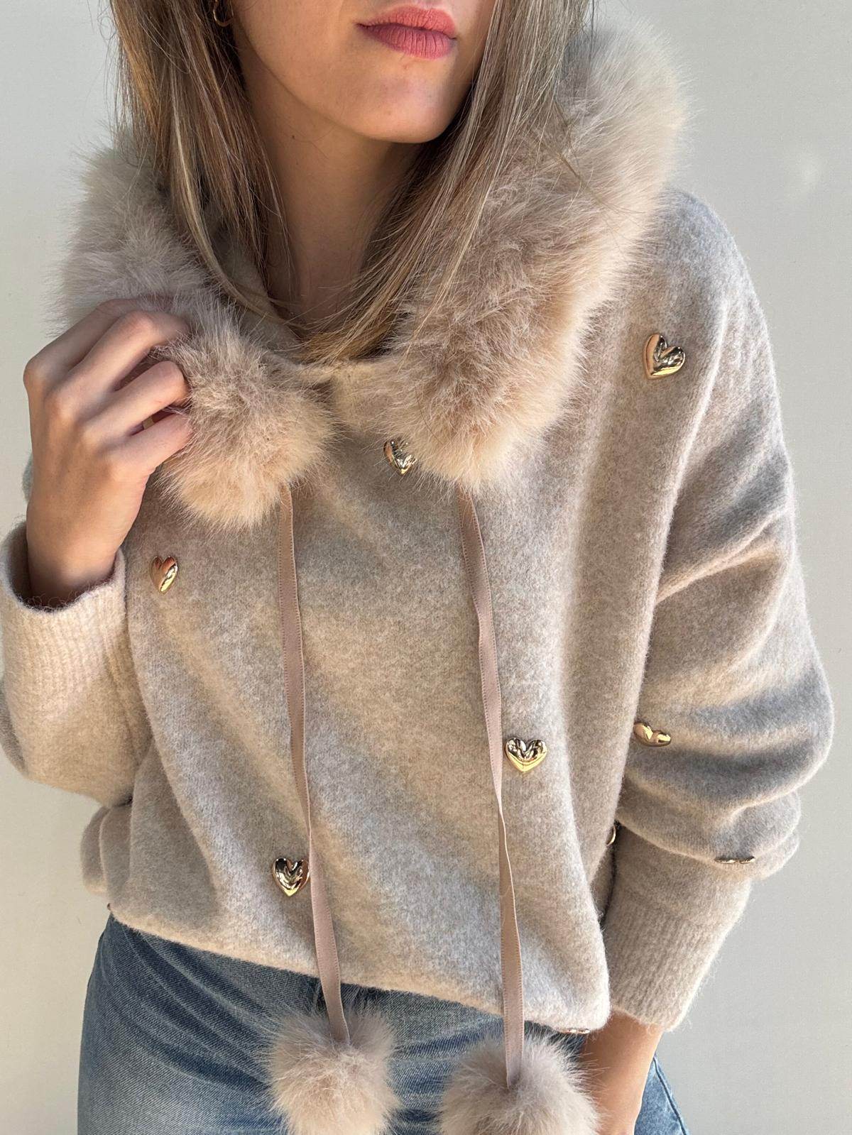 Suéter pelo beige - Santana