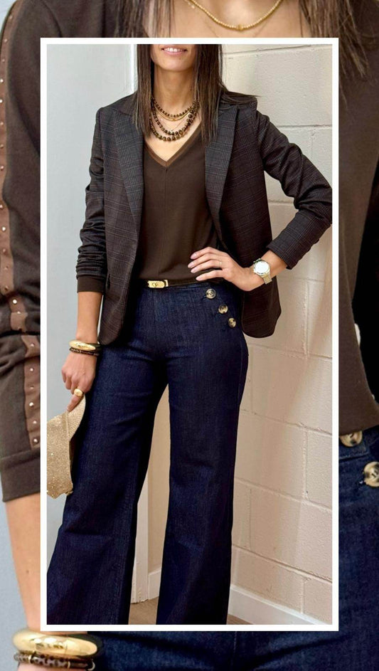 Americana Cuadro - Santana