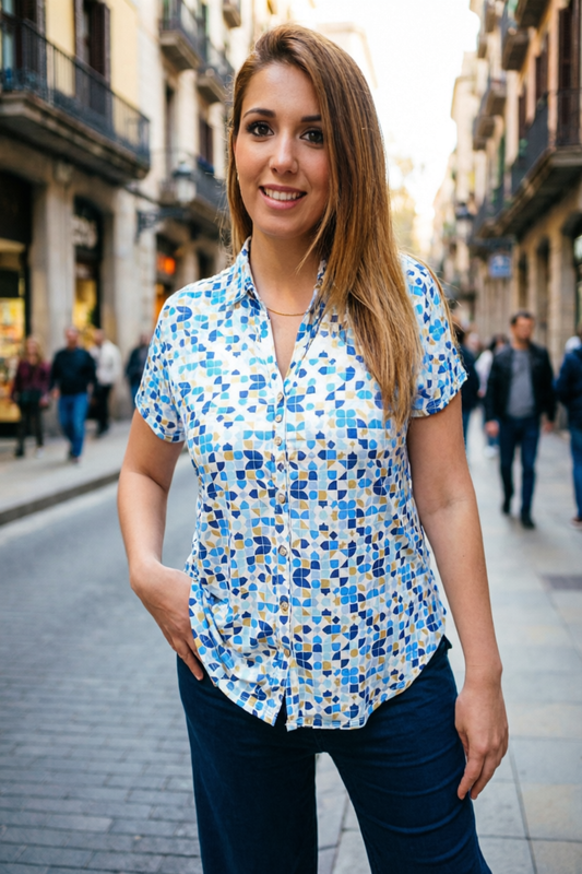 Camisa Helen Blue