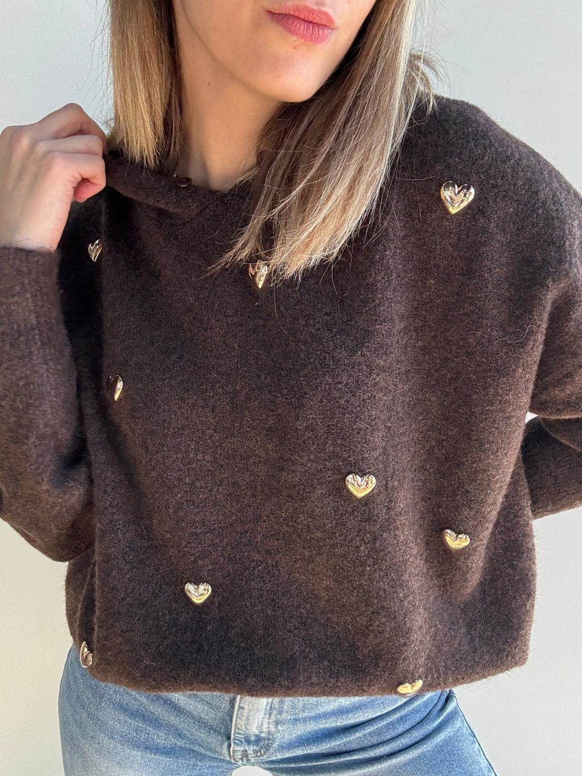 Suéter pelos marrón - Santana