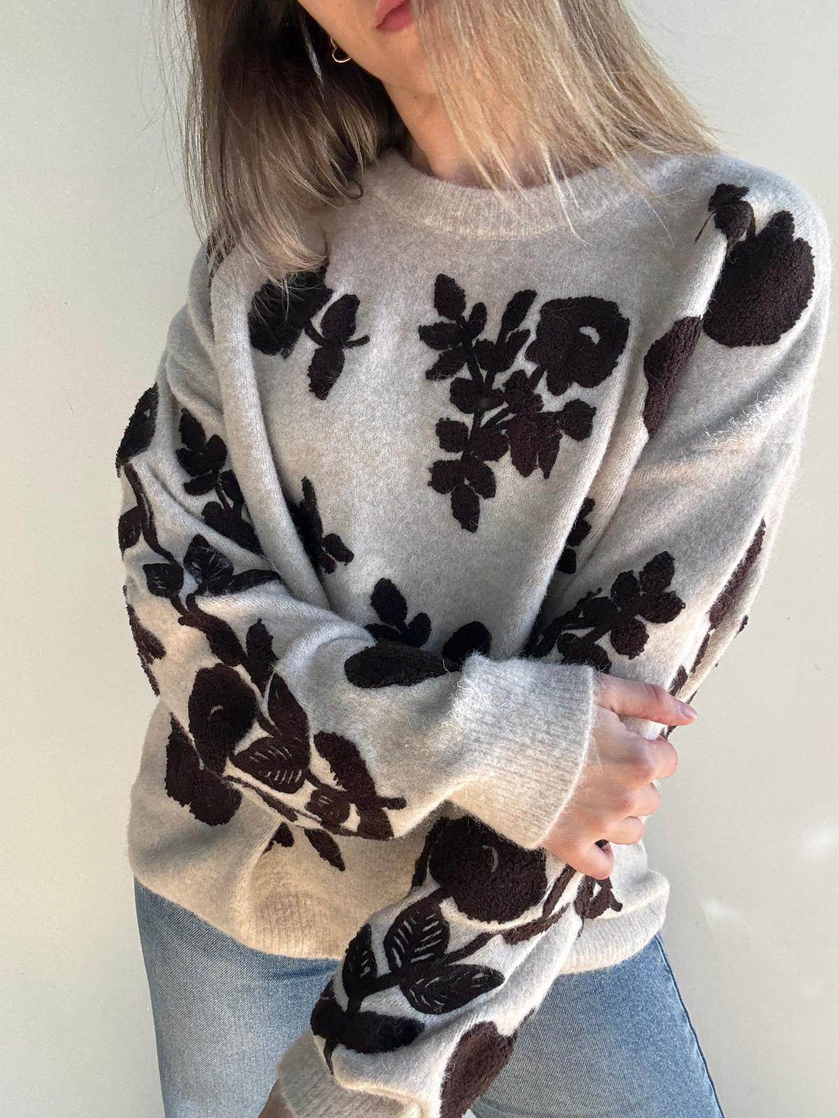 Suéter flores - Santana