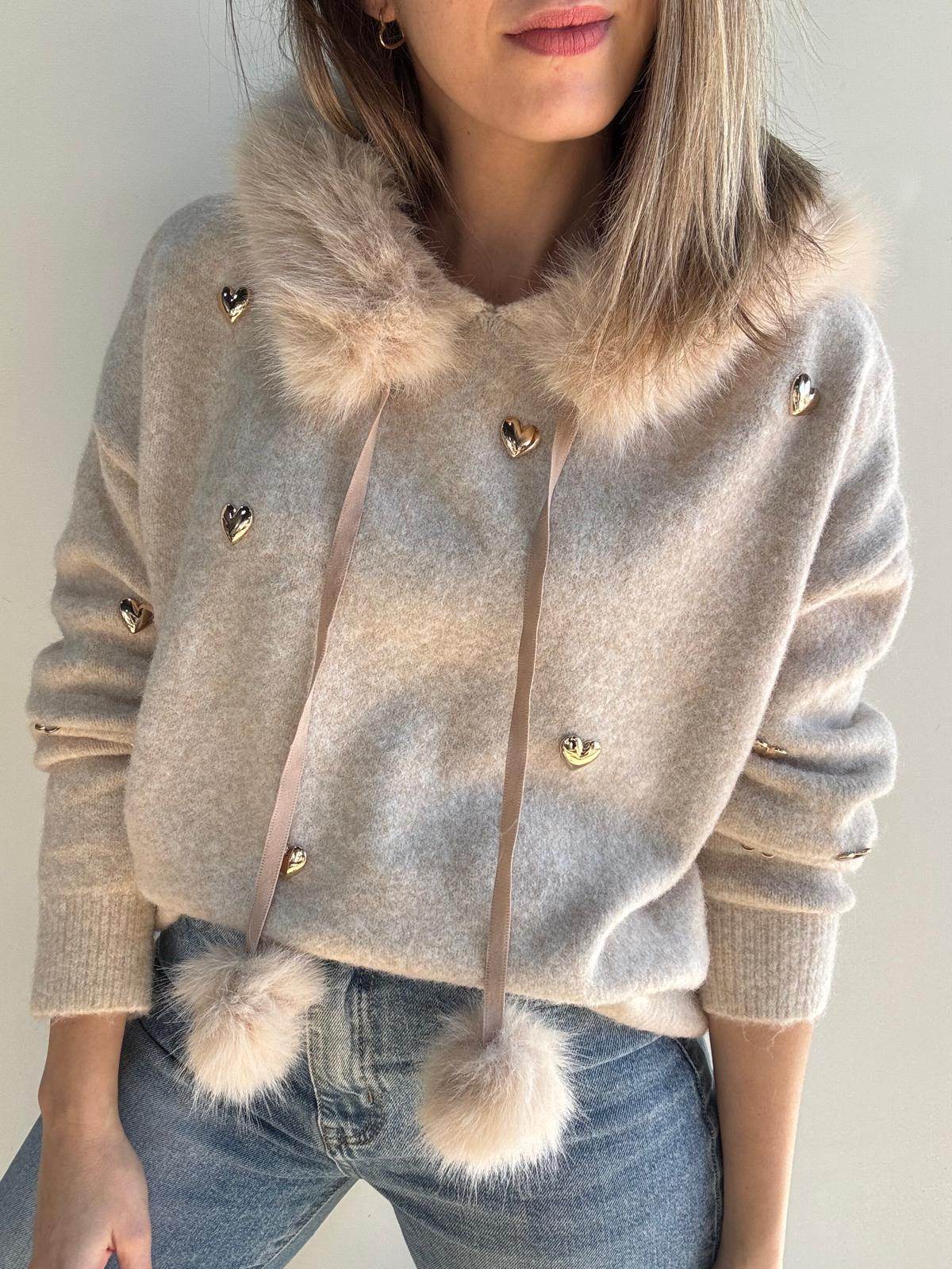 Suéter pelo beige - Santana