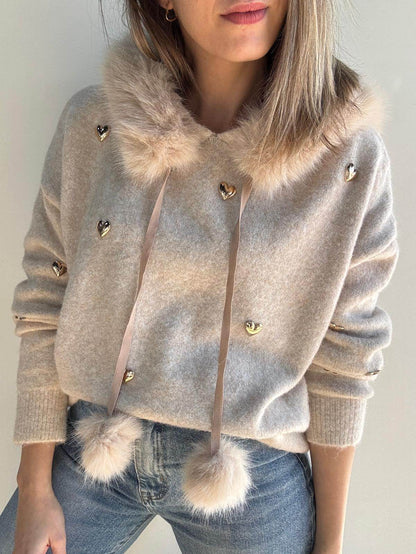 Suéter pelo beige - Santana