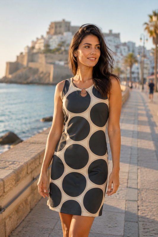 Vestido Lunares