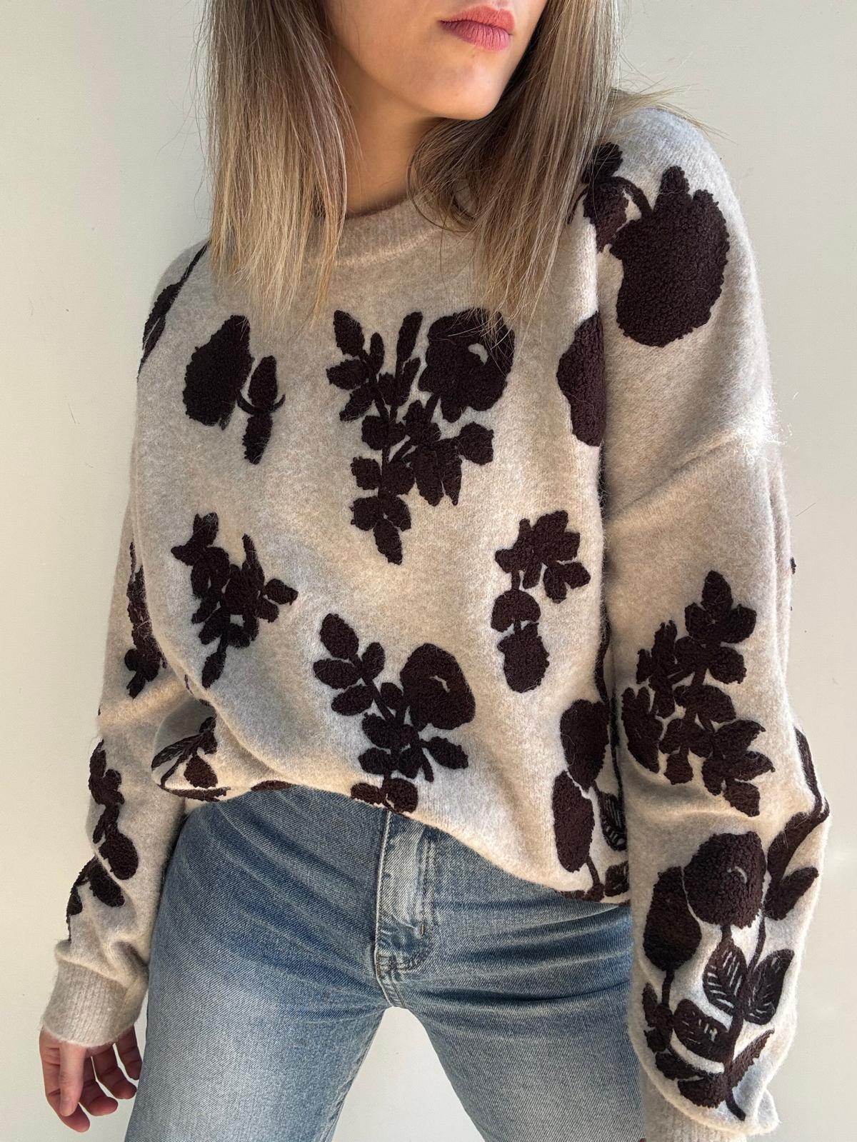 Suéter flores - Santana