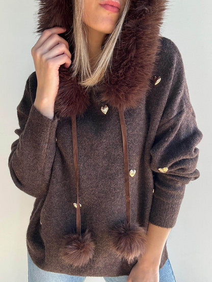 Suéter pelos marrón - Santana