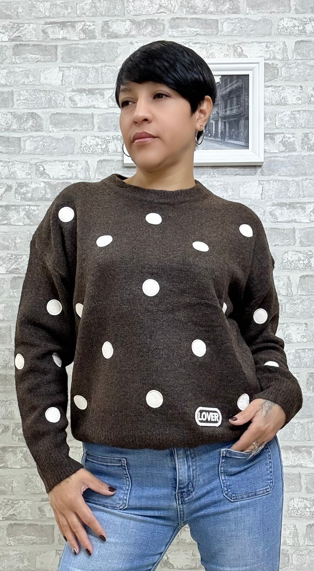 Suéter lunares